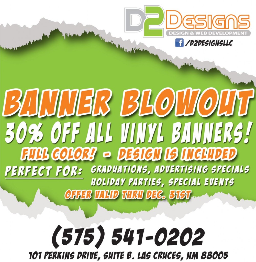 December Banner Blowout Special